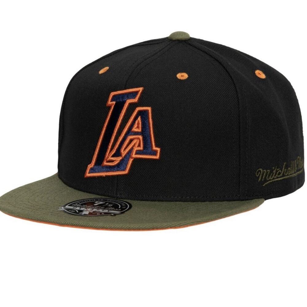 Mitchell & Ness LA Lakers Dynasty Fitted Hat 7 1/8 60th Anniversary NBA